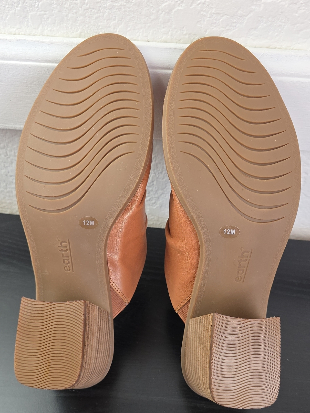 Earth Adara Slip On Dress Sandal, Ruched Mules With Stacked Block Heels - Picture 14 of 16